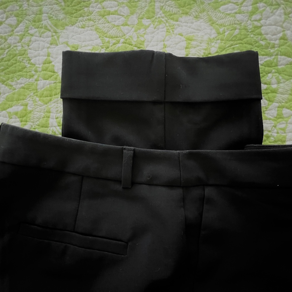 Coldwater Creek cropped Black Pants P6 Never Worn